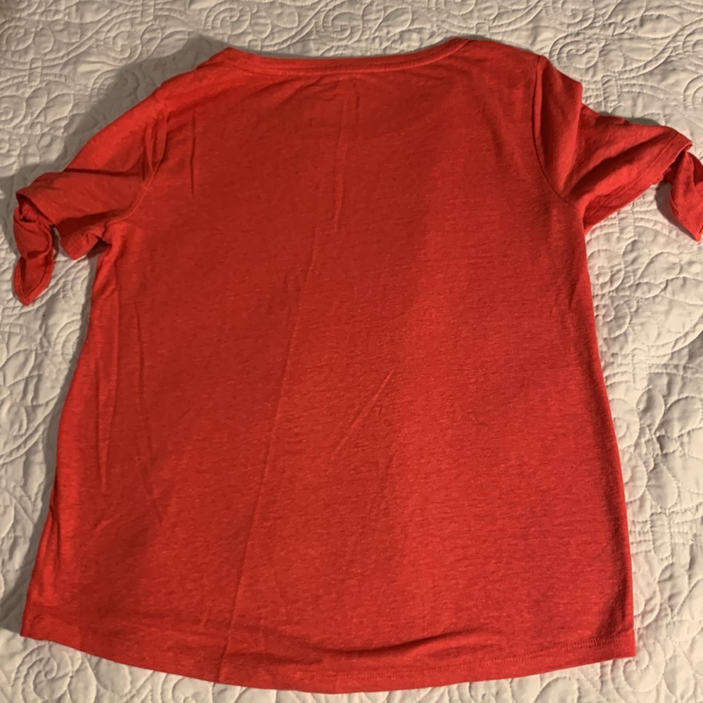 Talbots tie sleeve tee - Picture 8 of 8